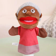 Load image into Gallery viewer, 28-33cm Kids Plush Finger &amp; Hand Puppet Popular Activity Boy Girl Role Play Bedtime Story Props Family Role Playing Toys Doll
