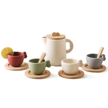 Load image into Gallery viewer, Wooden Montessori Teapot Tea Set – Pretend Play Toy
