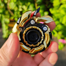 Load image into Gallery viewer, EDC Open Armor Metal Spinning Top – Magnetic Fidget Slider Toy for Adults | Stress Relief Spinner with Mecha Design &amp; Smooth Rotation
