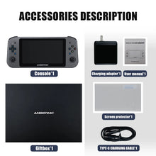 Load image into Gallery viewer, ANBERNIC Win600 PC Games Handheld AMD 3020e/3050e 5.94 Inch IPS Screen Office Video Game Console Windows 10 WiFi5  Pocket Laptop
