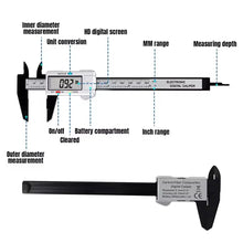 Load image into Gallery viewer, 150mm Digital Caliper – Carbon Fiber Vernier Gauge with LCD Display
