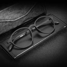 Load image into Gallery viewer, Ultralight Retro Round Glasses – TR90 Titanium Frame for Men &amp; Women
