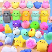 Load image into Gallery viewer, 20 Pcs Random Cute Animals Vent and Relieve Stress with Toys and Small Gifts Soft Rubber Animal Pinching
