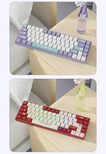 Load image into Gallery viewer, AJAZZ AK680 Mechanical Keyboard ABS Keycap 68 Keys Wired Wireless Bluetooth Gamer Keyboard Hot Swap Custom Gasket for Pc Laptop
