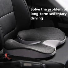 Load image into Gallery viewer, Orthopedic Memory Foam Seat Cushion – Non-Slip Tailbone &amp; Sciatica Relief Pillow for Office Chair and Car Seat

