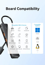 Load image into Gallery viewer, Vention Usb Hub 4 Port ABS Hub USB 3.2 10Gbps for Laptop Multi Splitter Adapter For Xiaomi Macbook PC Computer Accessories
