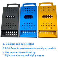 将图片加载到图库查看器，kirschner wire sterilization case orthopedic instrument box container veterinary equipment
