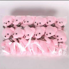 Load image into Gallery viewer, 12pcs Mini Teddy Bear Plush Toys – Soft Keychain &amp; Party Gift Dolls
