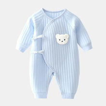 将图片加载到图库查看器，Baby Winter Bodysuit (0–6M) – Thick Cotton Animal Print Onesie for Boys &amp; Girls
