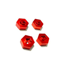 将图片加载到图库查看器，New Metal Upgrade Parts Kit Caster Block Steering Blocks Suspension Arm For Traxxas Latrax Teton 1/18 RC Car Red Parts
