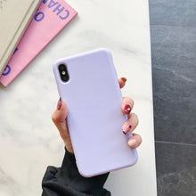 将图片加载到图库查看器，Ultra Thin Slim Fit Soft Grip Anti-Scratch Protective Cover Thicker Candy Phone Case for iPhone Soft Silicon Back Phone Cover for iPhone 12 13 Pro Max iphone Case

