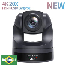 Load image into Gallery viewer, Runpu 4K30fps 20X Optical Zoom AI-Tracking Ptz NDI Camera HDMI LAN POE Live Streaming Broadcast Video Conference System Camera
