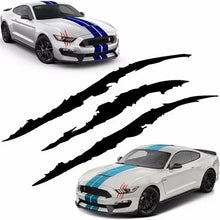 将图片加载到图库查看器，Monster Claw Car Sticker – Reflective Ghost Paw Scratch Vinyl Decal for Hood &amp; Headlights | DIY Auto Exterior Decoration
