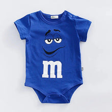 Load image into Gallery viewer, Soft Cotton Baby Romper (3–24M) – Cute Summer Short Sleeve Jumpsuit for Boys &amp; Girls
