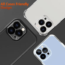 Load image into Gallery viewer, 3PCS Pack Tempered Glass Camera Lens Protector for iPhone 14 Pro max 9H Hardness Scratch Resistant for iPhone 14 Plus 13 12 11 Screen Protector with Camera Lens Case
