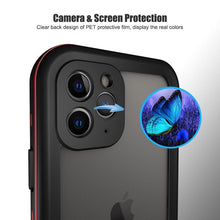 将图片加载到图库查看器，Waterproof Case For iPhone 14 13 12 11 Pro Max 14Plus 12Pro Durable Water Proof Cover Sport 360 Protect iPhone12 Mini  Waterproof Case for iPhone Drop Resistant Iphone Clear Back
