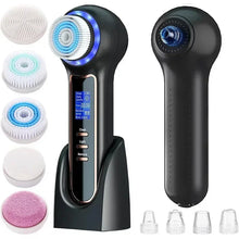 Load image into Gallery viewer, 5 in 1 Electric Facial Cleansing Brush Blackhead Remover Pore Vacuum Cleaner Deep Cleaning Face Care Black Head Removal Machine
