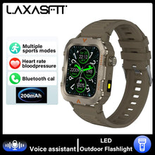 Load image into Gallery viewer, LAXASFIT 2024 Outdoor Military Men's Smart Watch Bluetooth
