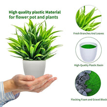 将图片加载到图库查看器，Artificial Plants with Plastic Pots for Home Decor
