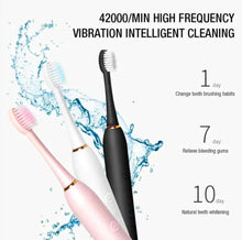 Load image into Gallery viewer, Sonic Electric Toothbrush – USB Rechargeable IPX7 Waterproof for Adults
