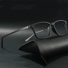 将图片加载到图库查看器，Super Light Rubber Titanium Glasses – Square Prescription Frame Unisex
