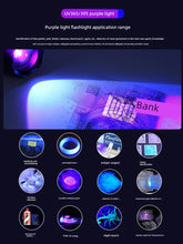 将图片加载到图库查看器，Cat Moss Charging Fake Currency Detection Special Identification Black Light Bulb
