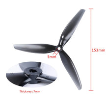 Load image into Gallery viewer, 10Pairs(10CW+10CCW) HQPROP 7X4X3 7040 3-Blade PC Propeller for RC FPV Freestyle 7inch Long Range LR7 Cinelifter Drones DIY Parts
