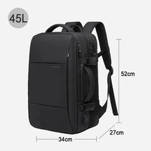 Load image into Gallery viewer, Expandable Business Backpack for Men - 17.3" Laptop, USB, Waterproof Travel Bag
