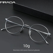 Load image into Gallery viewer, FIRADA Vintage Round Eyeglasses – Titanium Luxury Frame for Men &amp; Women

