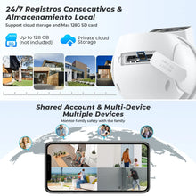 Load image into Gallery viewer, 8MP 4K Outdoor Wifi Security Camera Dual Lens Dual Screens Video Surveillance Camera Home Smart Human Detection ICSEE APP

