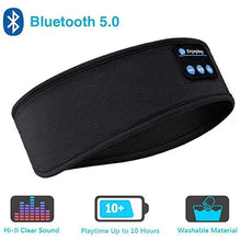 将图片加载到图库查看器，Fone Bluetooth Earphones Sports Sleeping Headband Elastic Wireless Headphones Music Eye Mask Wireless Bluetooth Headset Headband
