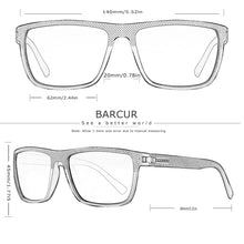 将图片加载到图库查看器，BARCUR Sports Polarized Sunglasses for Men Lightweight TR90 Square Fishing &amp; Travel Eyewear UV400 Protection Men Accessory

