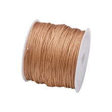 Load image into Gallery viewer, 50 Yards 0.8mm Braided Nylon Cord – Durable Satin String for Jewelry Making, Beading, Macrame, Chinese Knot &amp; DIY Crafts
