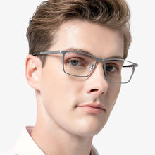 将图片加载到图库查看器，FONEX Titanium Square Glasses – Ultralight Men’s High-End Eyewear
