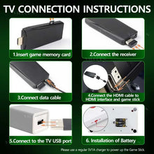 Load image into Gallery viewer, VILCORN Arcade Video Game Console 4K TV Game Stick with Double Arcade Joysitck 41000 Games For MAME/Sega/PS1/Atari Kid Gift
