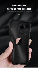 Load image into Gallery viewer, Luxury PU leather Phone Case For iPhone 14 13 Pro Max 12Pro 11Pro Max 13 12 Pro XS MAX XR X SE 7 8 plus Fashion Back Cover Leather Back Case for iPhone 14 Pro  Shockproof Cover for iPhone

