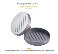 将图片加载到图库查看器，Burger Press Non-Stick Hamburger Patty Maker with Wax Paper Aluminum Burger Maker for Kitchen BBQ Grill
