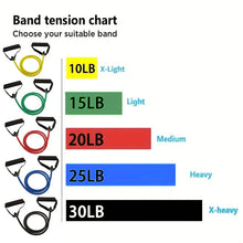将图片加载到图库查看器，Resistance Bands with Handles – Full Body Workout Bands Set
