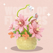 Load image into Gallery viewer, DIY Potted Plant Building Blocks Set - Rose Sunflower Succulents Bonsai Tree Romantic Garden Kids Model Bricks Toy Kit
