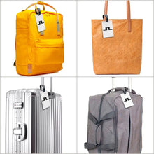 Load image into Gallery viewer, Custom Golf Luggage Tag With Name Card Privacy Cover ID Label for Travel Bag Suitcase
