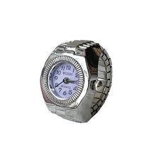 Load image into Gallery viewer, RetroGem Jewelry Y2k Finger Watch Rings for Women Men Stretchy Roman Quartz Mini Elastic Vintage Exquisite Watch Ring Punk Gift
