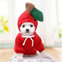Load image into Gallery viewer, Cute Dog Hoodie with Hat - Funny Pet Fruit Costume for Halloween &amp; Daily Wear
