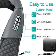 Load image into Gallery viewer, Medcursor Electric Neck And Back Massager Neck And Shoulder Kneading Massage Pillow Neck Cervical Back Massage Shawl
