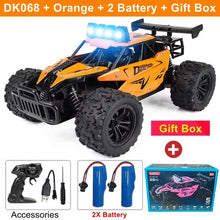 Load image into Gallery viewer, 1:16 RC Drift Racing Car - High-Speed Off-Road Alloy Truck with LED Lights, 20KM/H, 2.4G Radio Control for Kids &amp; Adults
