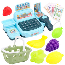 Load image into Gallery viewer, Simulation Shopping Cash House Toys Electronic Game Lighting And Sound Effects Supermarket Cashier Toys

