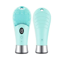 Load image into Gallery viewer, Electric Silicone Facial Cleanser Massager 9 Gear Sonic Waterproof Rechargeable Exfoliating Electric Face Scrubber Clean Brush
