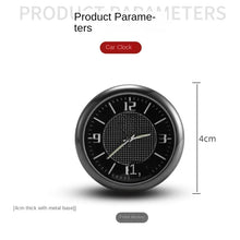 将图片加载到图库查看器，Car Clock Luminous Mini Automobiles Internal Stick-On Digital Watch Mechanics Quartz Clocks Auto Ornament 40mm 43mm
