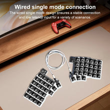 Load image into Gallery viewer, Split Keyboard Wired Ergonomics Keyboard Hot Swap Split-layout Keyboard Support QMK/VIAL Customized PC Gamer Accessories
