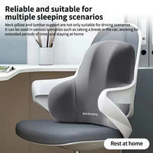 Load image into Gallery viewer, Memory Foam Lumbar Back Cushion for Car, Office &amp; Gaming Chairs
