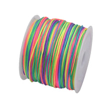 Load image into Gallery viewer, 50 Yards 0.8mm Braided Nylon Cord – Durable Satin String for Jewelry Making, Beading, Macrame, Chinese Knot &amp; DIY Crafts
